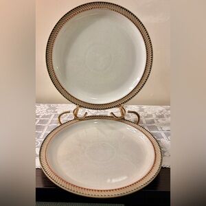 Vintage Denby Luxor Dinner Plates Set of 2